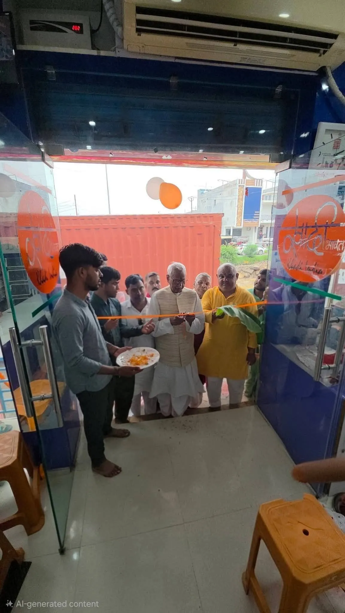 कुशीनगर में खादी ग्रामोद्योग भवन का नए स्थल पर भव्य शुभारंभ, विधिवत पूजन संपन्न