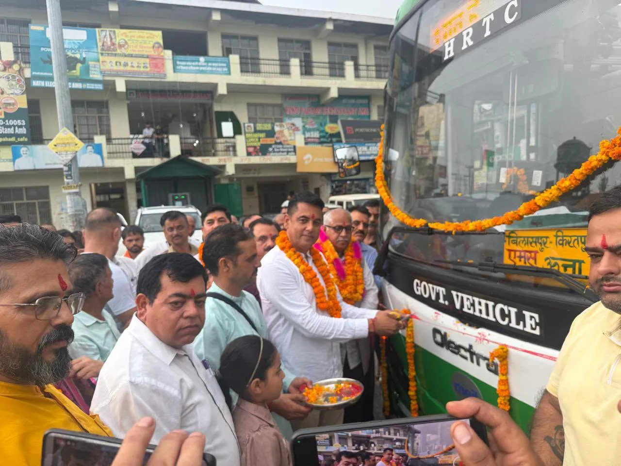 चिंतपूर्णी से बिलासपुर एम्स के लिए नई बस सेवा शुरू
