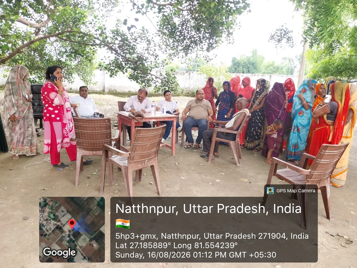 ग्राम पंचायत नत्थनपुर में समूह निर्माण जागरूकता गोष्ठी का आयोजन