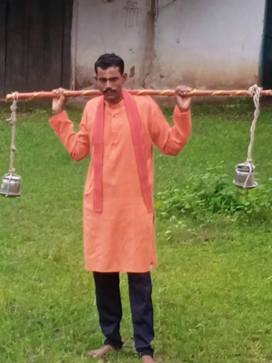 खातीया  में धूमधाम से निकली बजरंग दल की कावड़ यात्रा