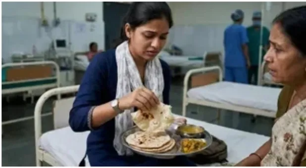 रायबरेली महिला अस्पताल में खाने की गुणवत्ता पर सवाल, कच्ची रोटियों का वीडियो वायरल