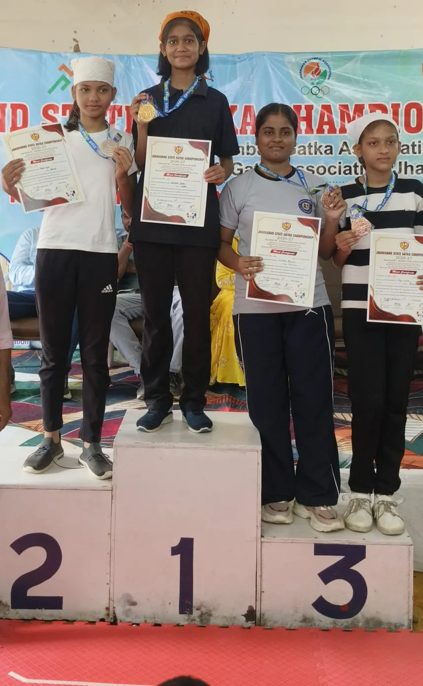 गतका चैंपियनशिप में गोमो की बेटियों और खिलाड़ियों का शानदार प्रदर्शन, देबोश्री सरकार ने लगातार चौथी बार जीता गोल्ड