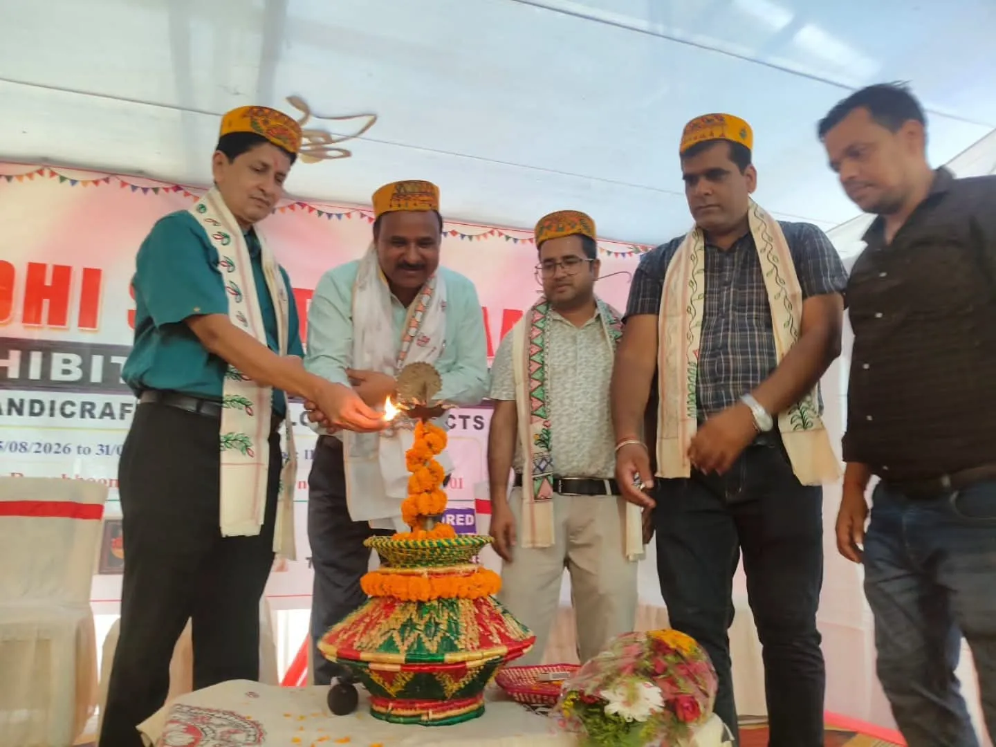रंगभूमि मैदान, पूर्णिया में गांधी शिल्प बाजार का भव्य उद्घाटन