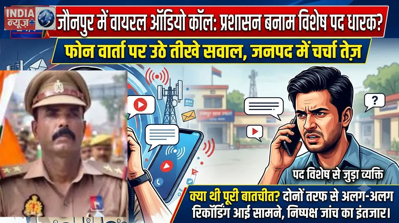 जौनपुर के रामपुर थाना प्रभारी और पद विशेष से जुड़े व्यक्ति की वायरल फोन वार्ता पर उठे सवाल, बदनाम करने की कोशिश