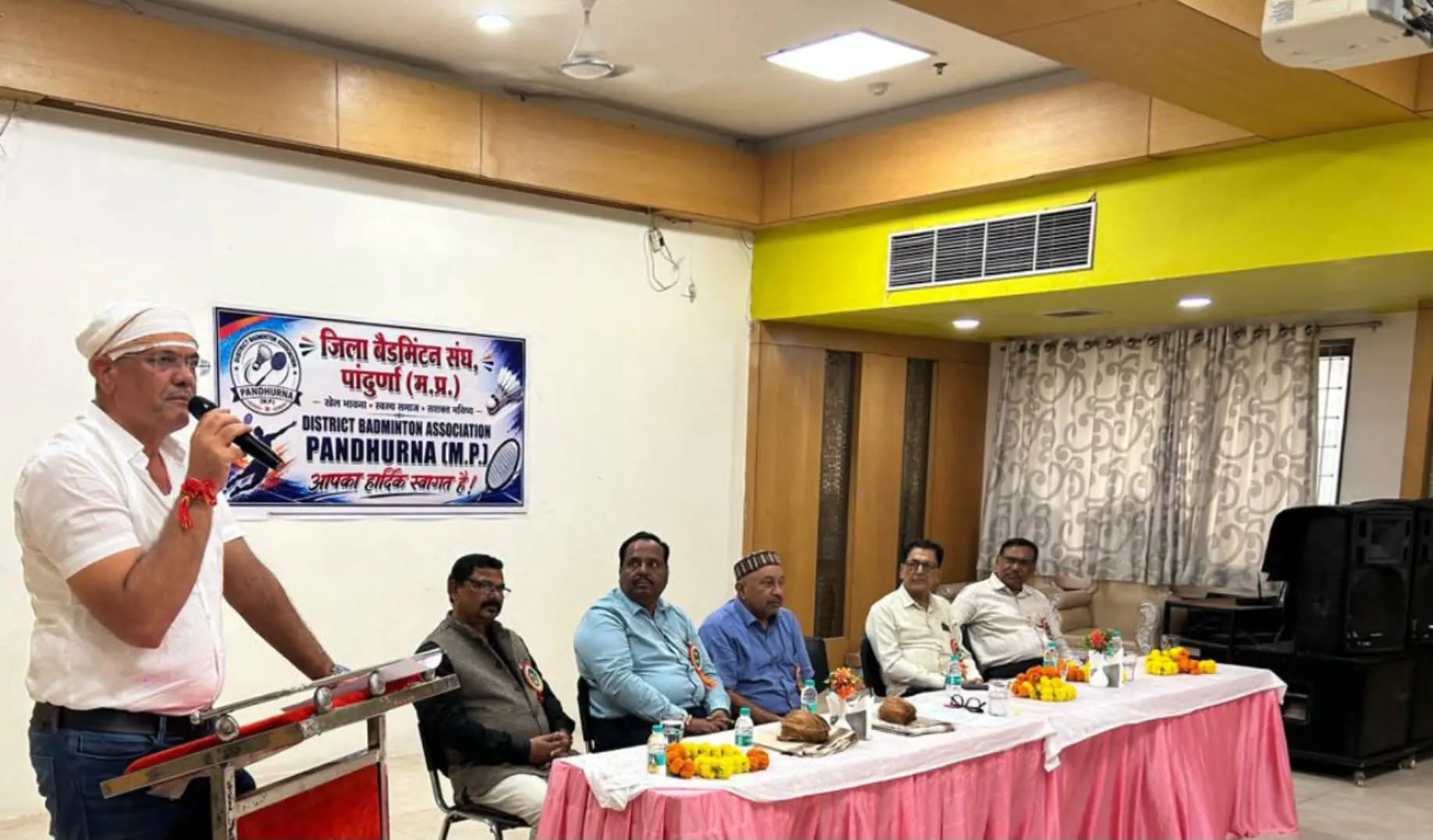 पांढुर्णा में बैडमिंटन को नई उड़ान, जिला बैडमिंटन संघ की कमान उज्ज्वल सिंह चौहान के हाथ