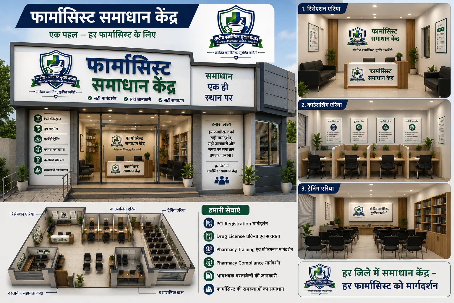 हर जिले में होगा “फार्मासिस्ट समाधान केंद्र”
राष्ट्रीय फार्मासिस्ट सुरक्षा संगठन (RPSS) की फार्मासिस्ट हित में बड़ी पहल।