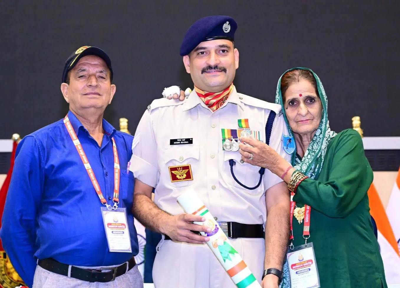 ज्वालामुखी: एसएसबी के रितेश शर्मा को राष्ट्रपति पुलिस पदक मिला
