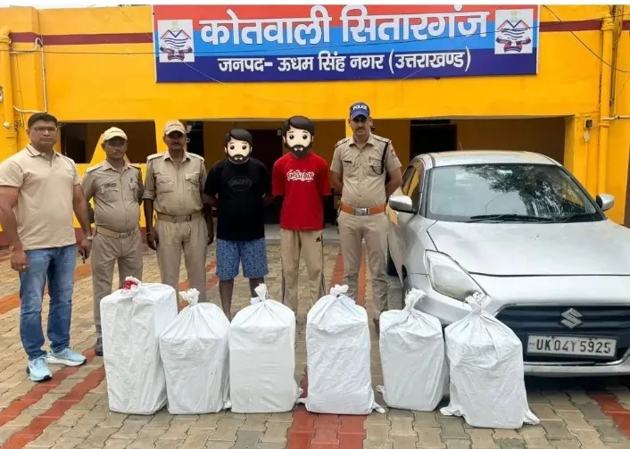 सितारगंज में 945 टेट्रा पैक शराब के साथ दो गिरफ्तार