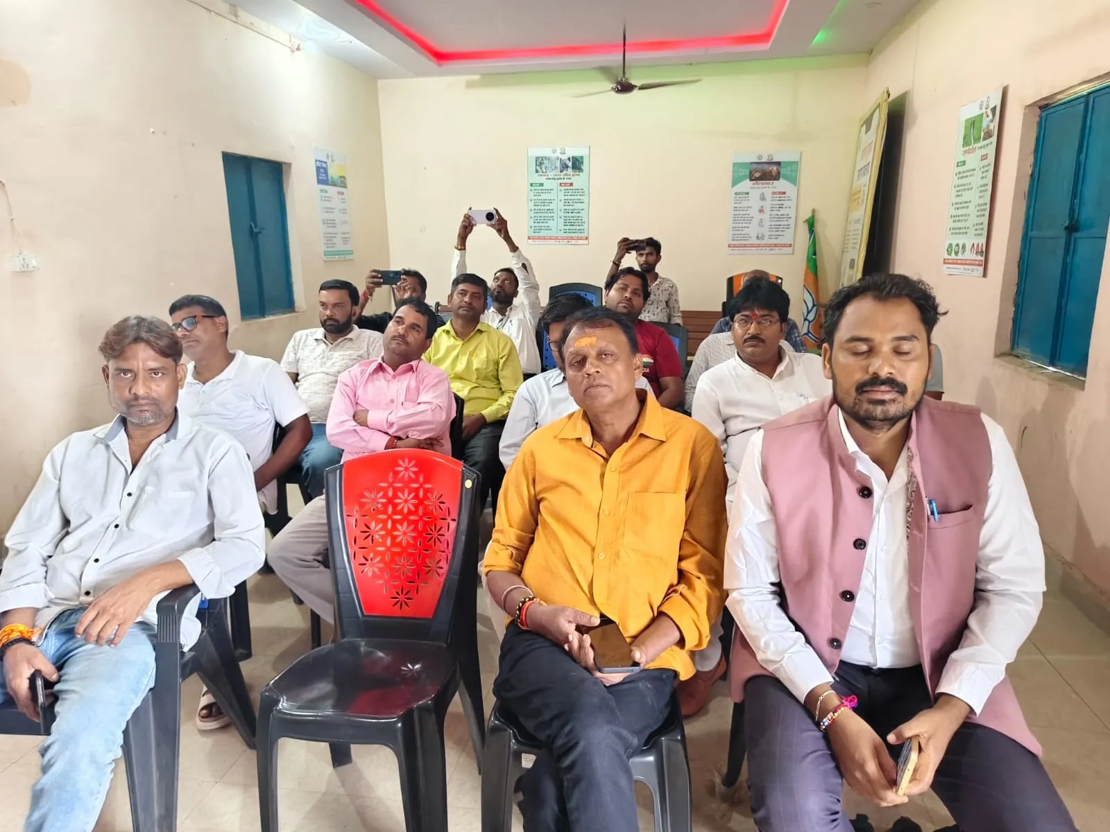 भाजपा मंडल कार्य समिति सत्यापन एवं प्रवास योजना को लेकर हुई बैठक