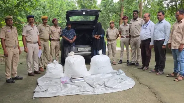 Couple Arrested With 60 Kg Ganja in Odisha’s Nayagarh