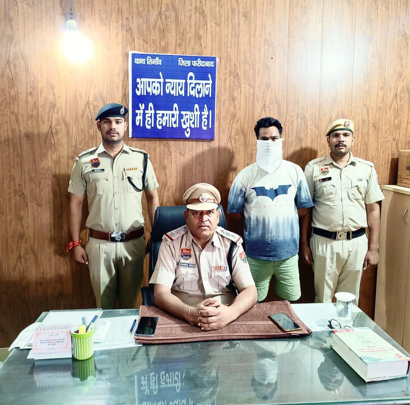 11 वर्ष से फरार उद्घोषित अपराधी मुंबई से काबू, थाना तिगांव पुलिस टीम ने किया गिरफ्तार*