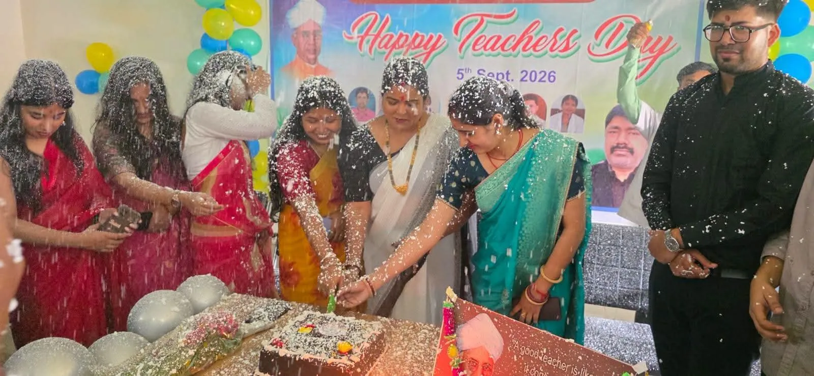 शिवम उच्च एजुकेशन फाउंडेशन नर्सिंग कॉलेज काझा कोठी पूर्णिया  एवं पटेल नर्सिंग कॉलेज में शिक्षक दिवस मनाया गया
