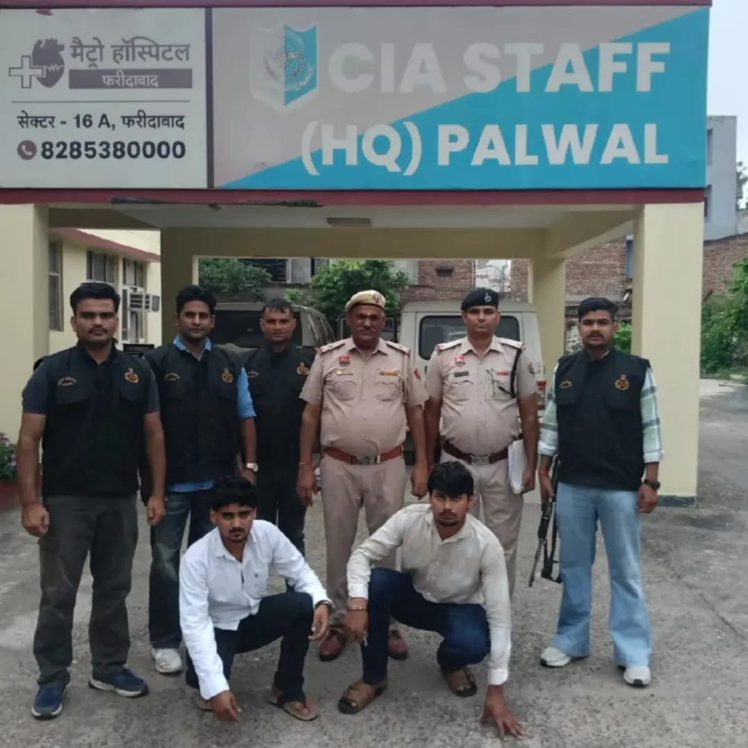 पलवल पुलिस की CIA टीम को बड़ी सफलता, युवक सूरज की हत्या में दो आरोपी गिरफ्तार
