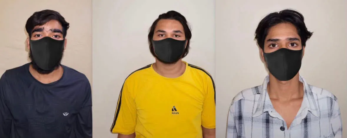 मोबाइल फोन छीनने के मामले में थाना मुजेसर पुलिस ने तीन आरोपितों को किया गिरफ्तार*
