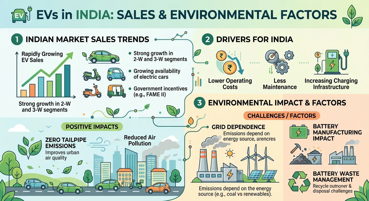 India's Electric Surge: Inside the Sales Boom, Grid Realities, and Green Trade-Offs