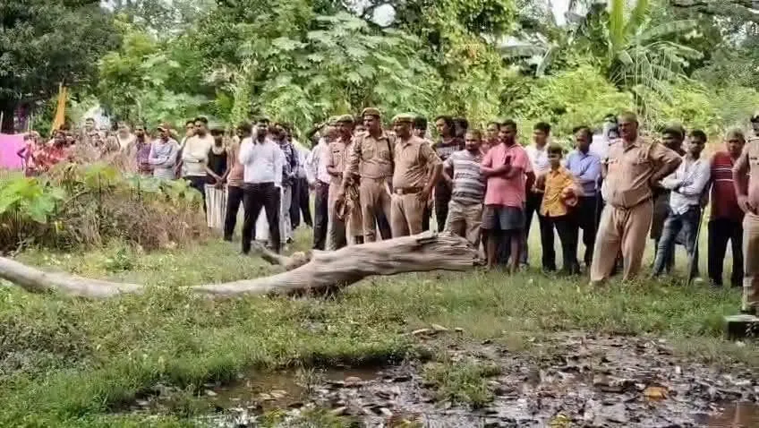 तालाब में मिला लापता एमआर का शव, हत्या की आशंका