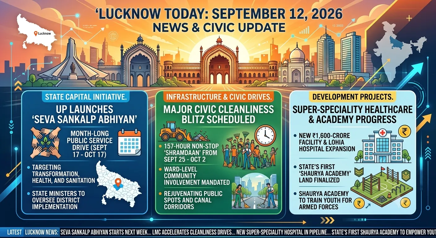 Lucknow : UP State government initiatives today