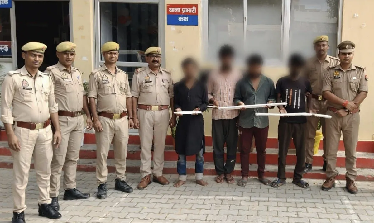 Four arrested in Ghazipur after dispute under Rauza Overbridge turns violent