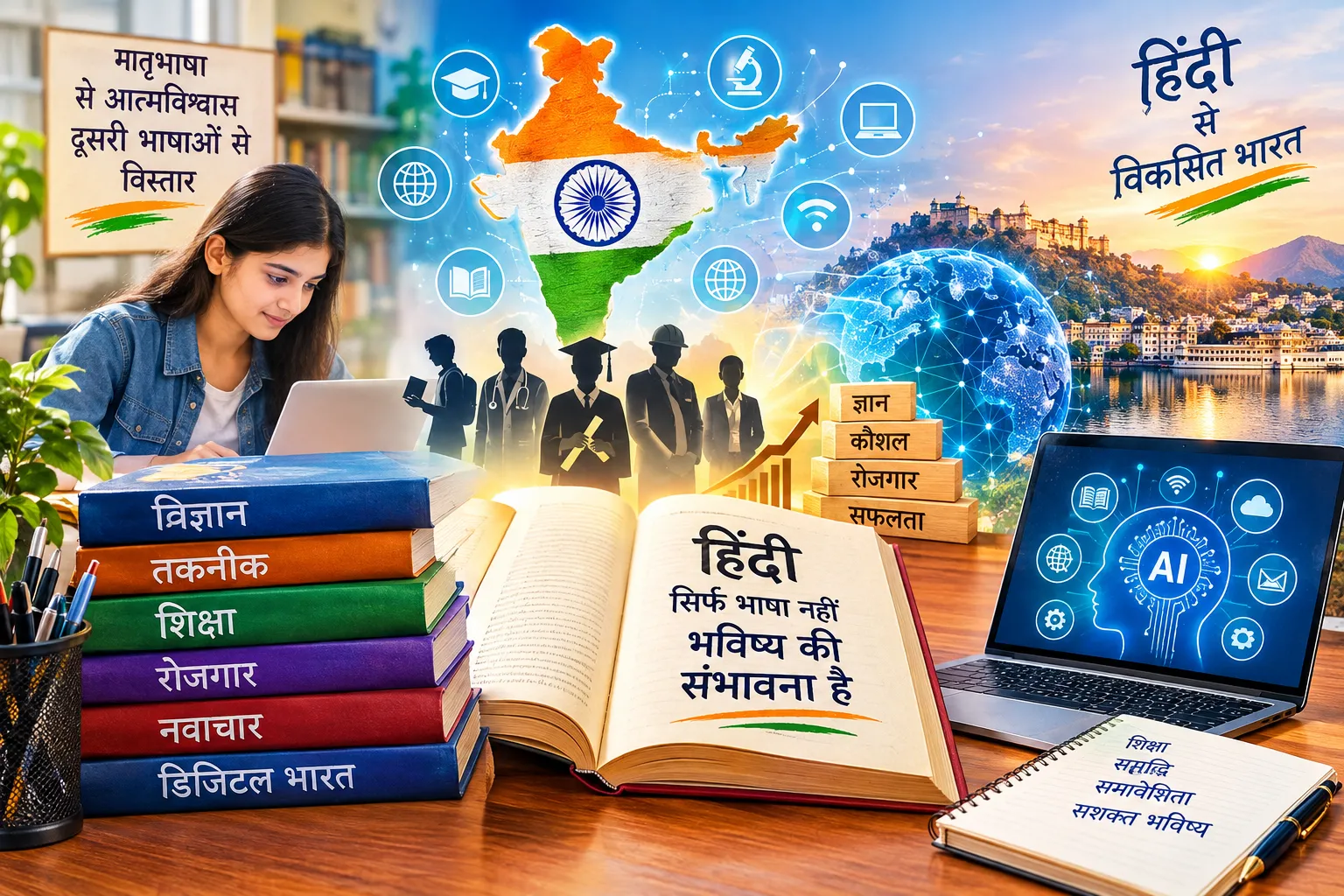 हिंदी का भविष्य : भावनाओं से आगे, संभावनाओं की भाषा