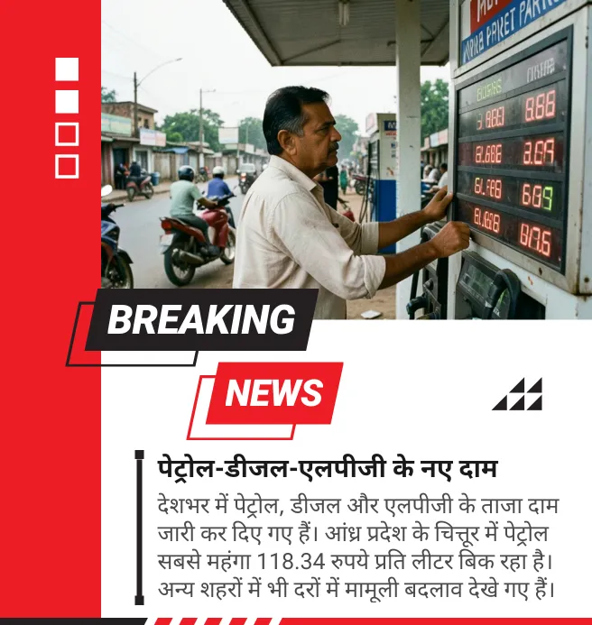 पेट्रोल-डीजल-एलपीजी के नए दाम