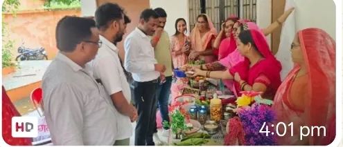 पाली में सेवा संकल्प अभियान के तहत पोषण मेले का आयोजन