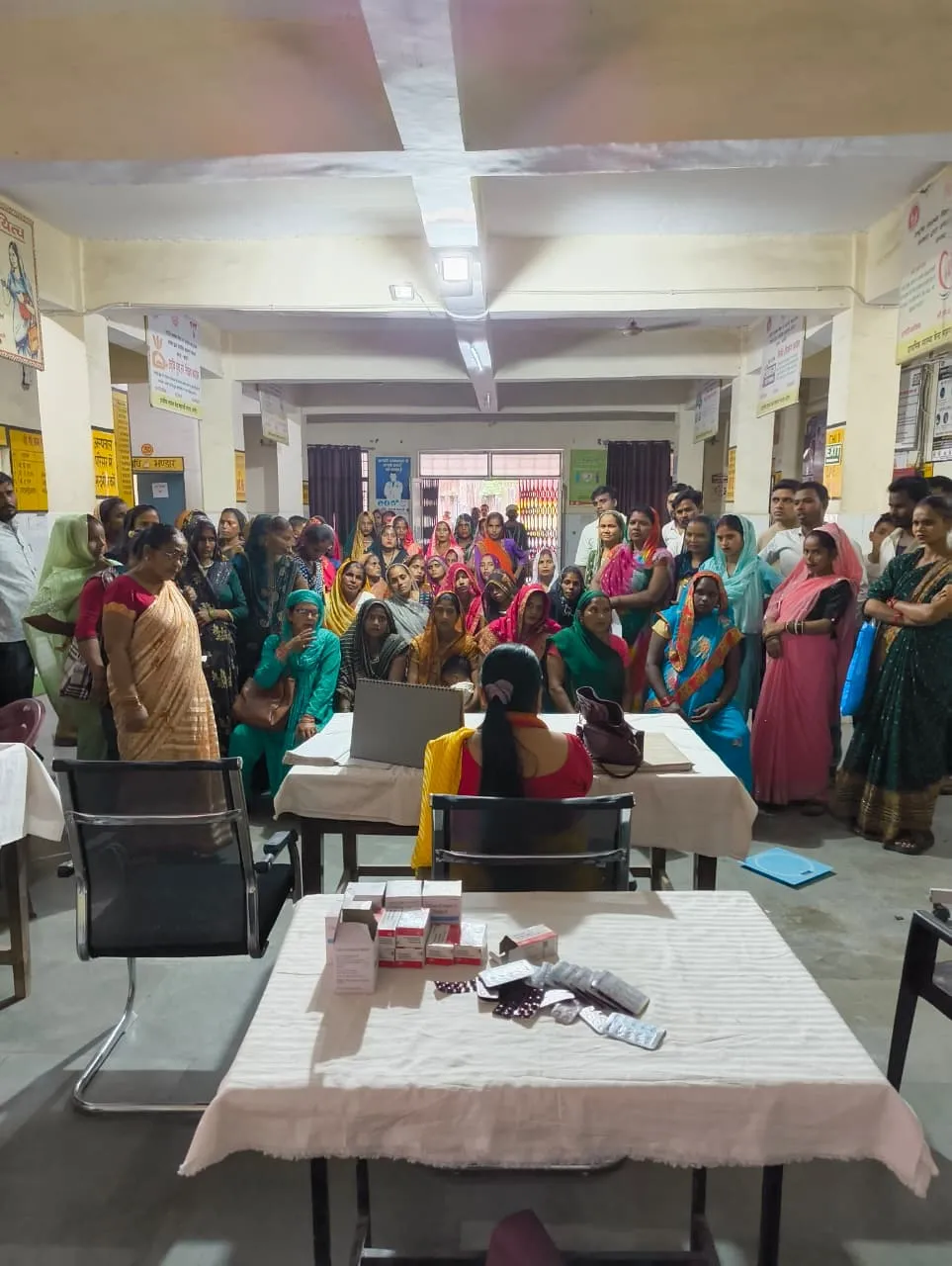 गर्भवती माताओं एवं गर्भस्थ शिशु के सर्वांगीण स्वास्थ्य हेतु CHC मझगवां में जागरूकता शिविर आयोजित