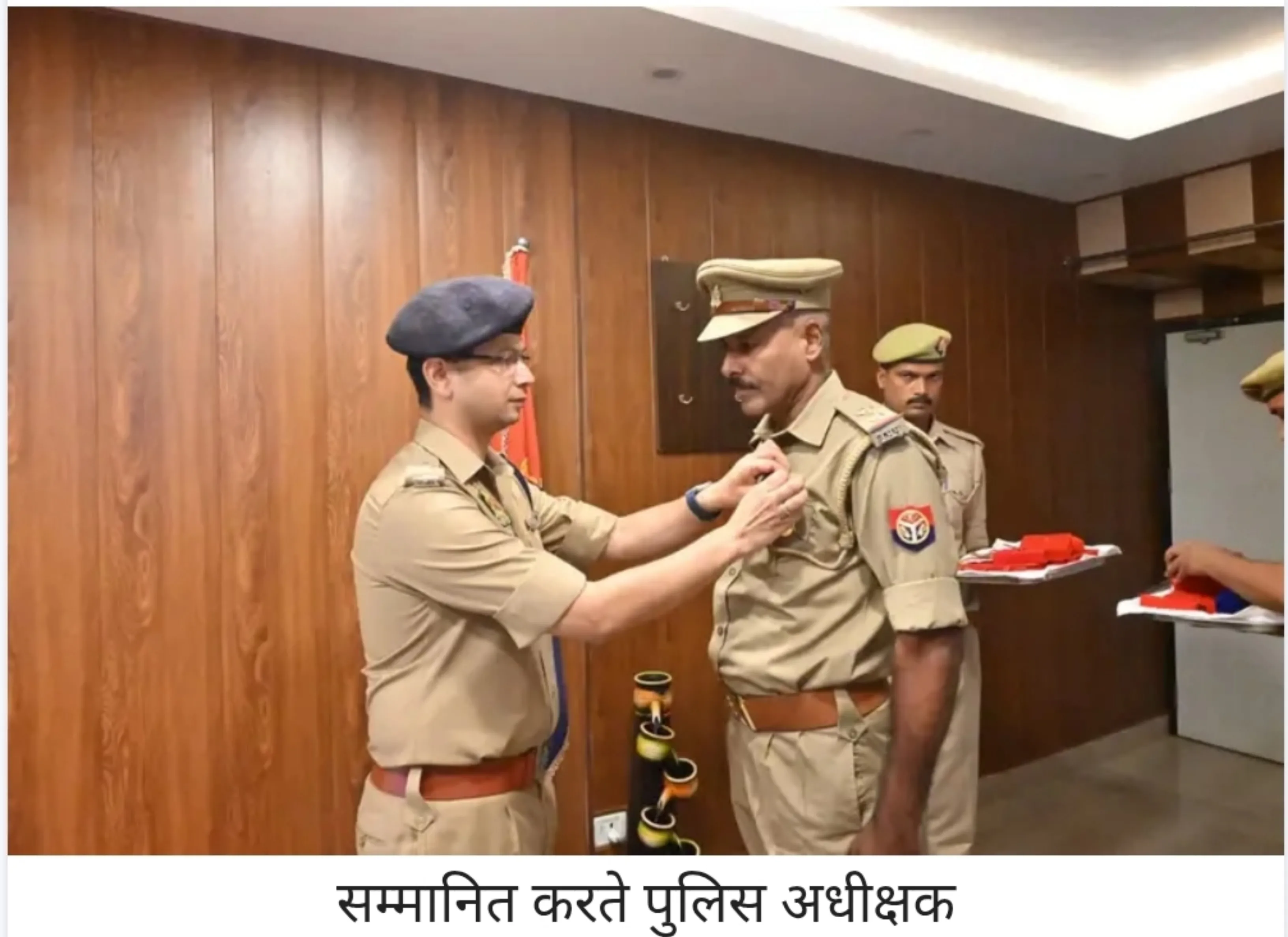 महराजगंज पुलिस के 26 कर्मियों को गृह मंत्रालय के सेवा पदक