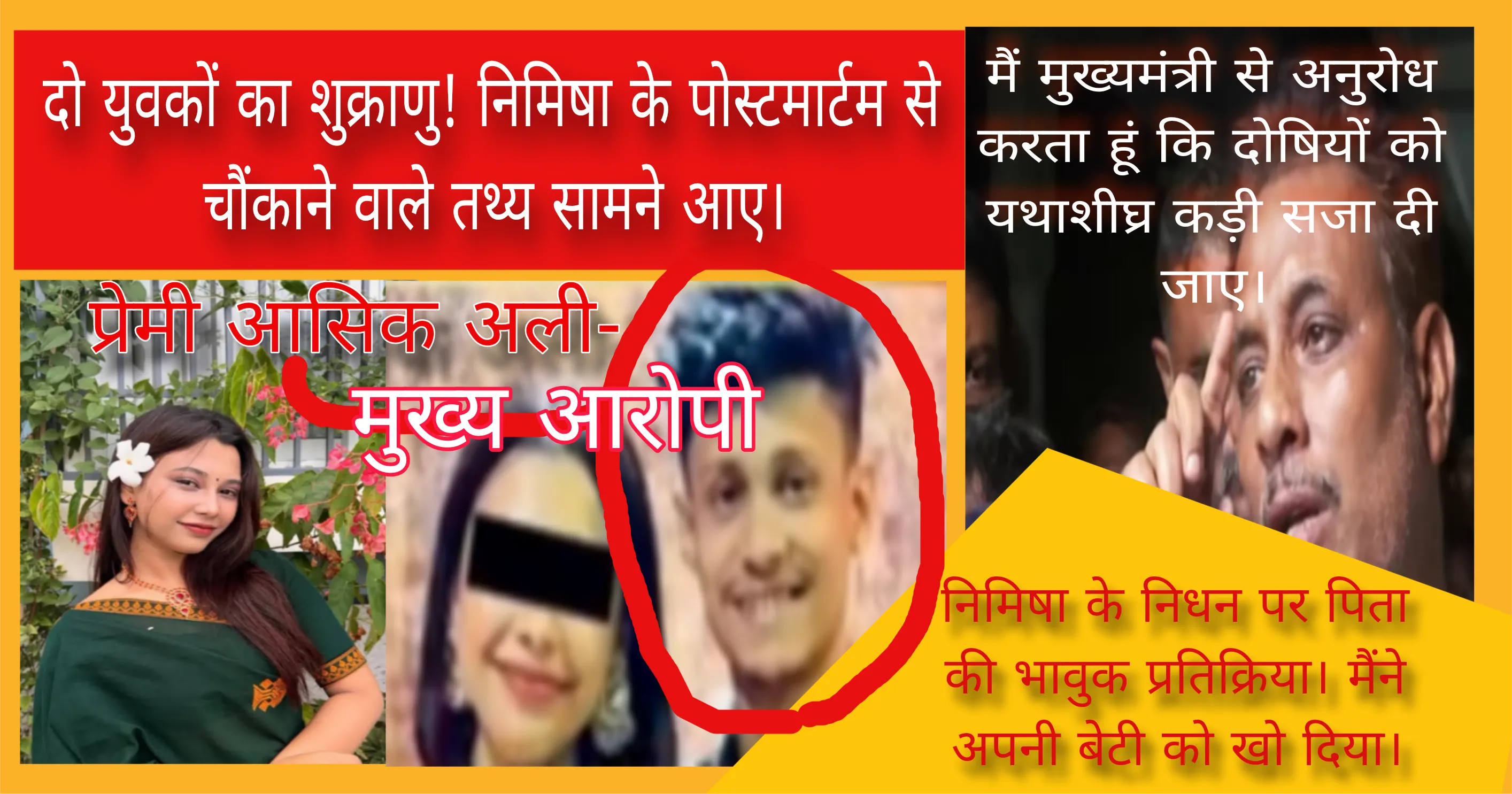 दो जवान लड़कों के स्पर्म ! निमिषा ठाकुरिया की रहस्यम मौत-
असम में फिर से देश को हिला देने वाली घटना -