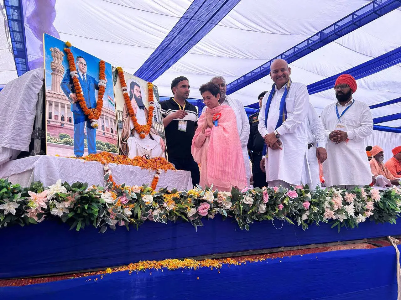 करनाल में ‘बेगमपुरा स्वाभिमान प्रबुद्ध सम्मेलन’ में पहुंचीं सिरसा सांसद कुमारी शैलजा