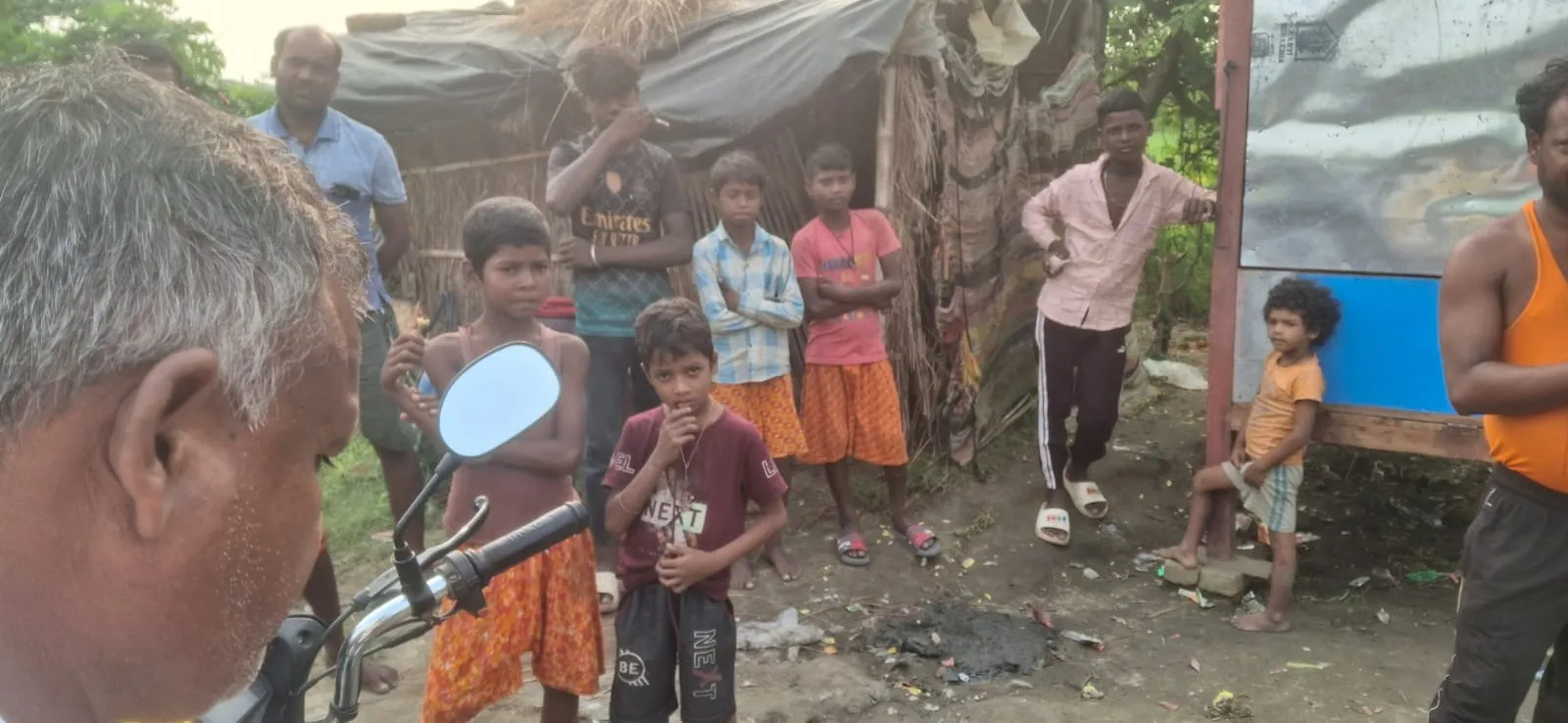 जबरन भूमि अतिक्रमण का मामला सामने आया है