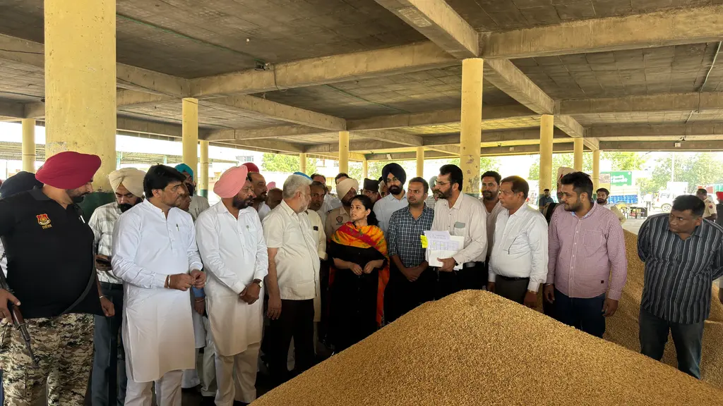 ਬਠਿੰਡਾ ਦਾਣਾ ਮੰਡੀ ਦਾ ਦੌਰਾ ਕਰਕੇ ਕੈਬਨਿਟ ਮੰਤਰੀ ਲਾਲ ਚੰਦ ਕਟਾਰੂਚੱਕ ਨੇ ਝੋਨੇ ਦੀ ਖਰੀਦ ਦੇ ਪ੍ਰਬੰਧਾਂ ਦਾ ਲਿਆ ਜਾਇਜ਼ਾ,