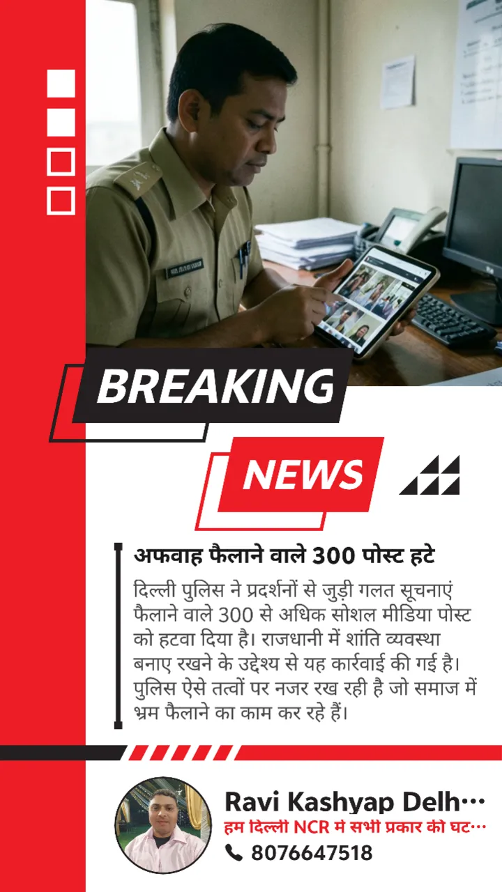 साइबर पुलिस सोशल मीडिया से अफवाह फैलाने वाले 300 पोस्ट हटाए