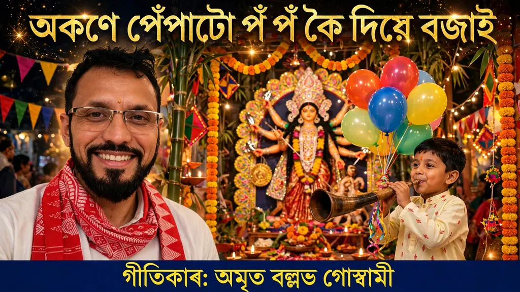 असम के गोलाघाट के गीतकार अमृत बल्लभ गोस्वामी का नया गीत 'ओकोणे पेँपा तो...' सोशल मीडिया पर वायरल
