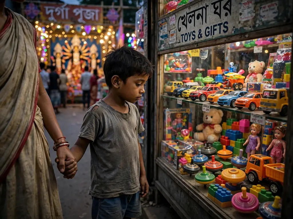 दुर्गा पूजा: चकाचौंध के बीच चूर-चूर होता गरीबों का मन
अमृत बल्लभ गोस्वामी, गोलाघाट, असम