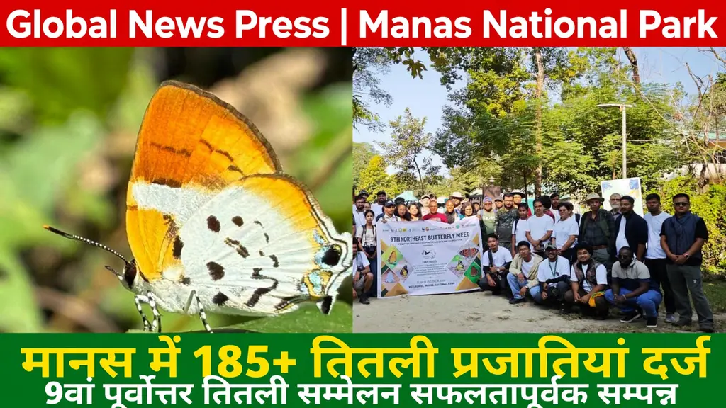 *मानस राष्ट्रीय उद्यान में 9वां पूर्वोत्तर तितली सम्मेलन सफलतापूर्वक संपन्न, 185 से अधिक प्रजातियां दर्ज*