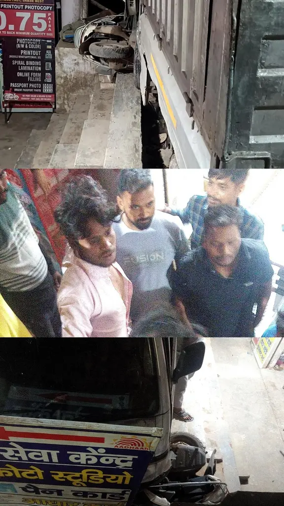 ब्रेकिंग न्यूज आगरा: टेढ़ी बगिया में मैजिक वाहन ने खड़ी स्कूटी को मारी जोरदार टक्कर, बड़ा हादसा टला
