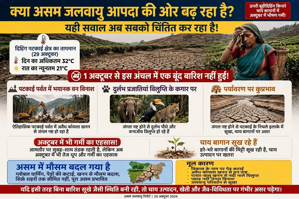 *क्या असम जलवायु आपदा की ओर बढ़ रहा है?*
         *अमृत बल्लभ गोस्वामी, गोलाघाट, असम।*