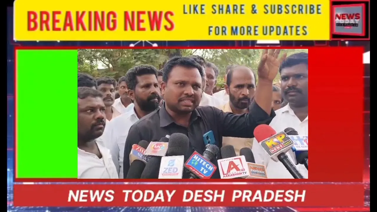 SAJAPUR VILLAGER'S LODGE SENSATIONAL COMPLAINT AGAINST UPPA SARPANCH AND COUNCILLOR #newstodaydeshpradesh #ntdpnews