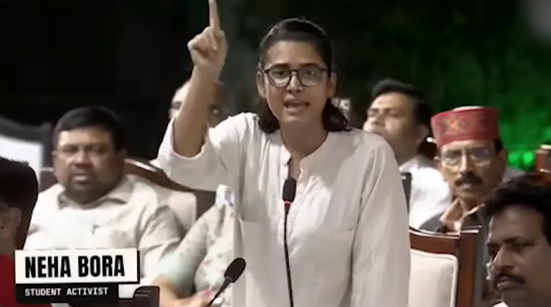 'ये टेक्निकल ग्लिच नहीं है' Mock Parliament में Gyanesh Kumar पर Neha Bora का तंज | Global News Press