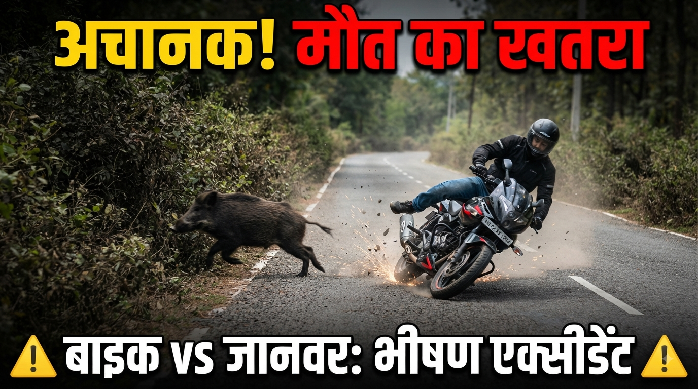सड़क या जंगल का रास्ता? झाड़ियों की ओट से अचानक निकलते जानवर दे रहे मौत को दावत