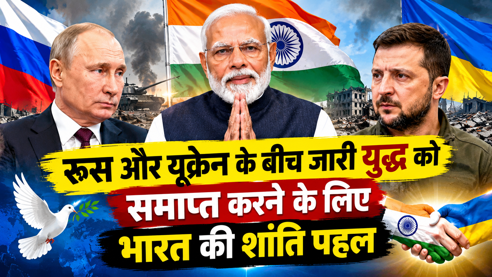 रूस-यूक्रेन युद्ध के बीच भारत की कूटनीतिक भूमिका कितनी महत्वपूर्ण हो सकती है। भारत लंबे समय से बातचीत, कूटनीति और शांतिपूर्ण समाधान पर जोर देता रहा है। भारत के रूस के साथ ऐतिहासिक और रणनीतिक संबंध हैं, वहीं यूक्रेन के साथ भी भारत अपने राजनयिक और आर्थिक संबंध बनाए हुए है। इसी वजह से भारत को दोनों पक्षों के बीच संवाद का एक संभावित माध्यम माना जाता है।